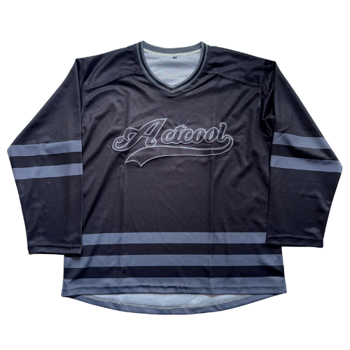 ACTCOOL HOCKEY JERSEY BLACK MESH