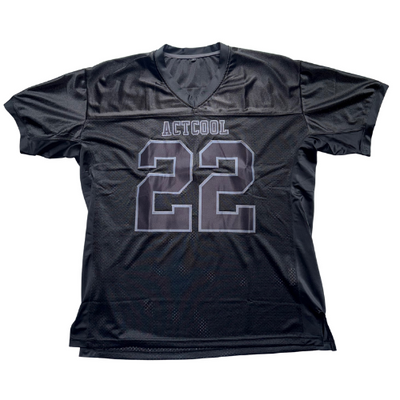 ACTCOOL FOOTBALL JERSEY BLACK MESH
