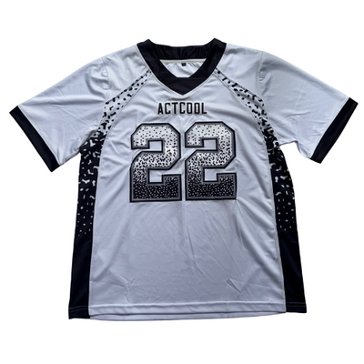 ACTCOOL FOOTBALL JERSEY WHITE FADED BLACK