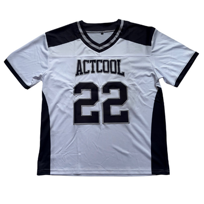 ACTCOOL FOOTBALL JERSEY BLACK & WHITE