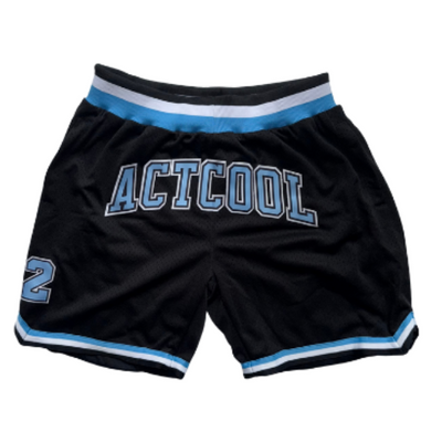 ACTCOOL MESH SHORT BLACK & BLUE
